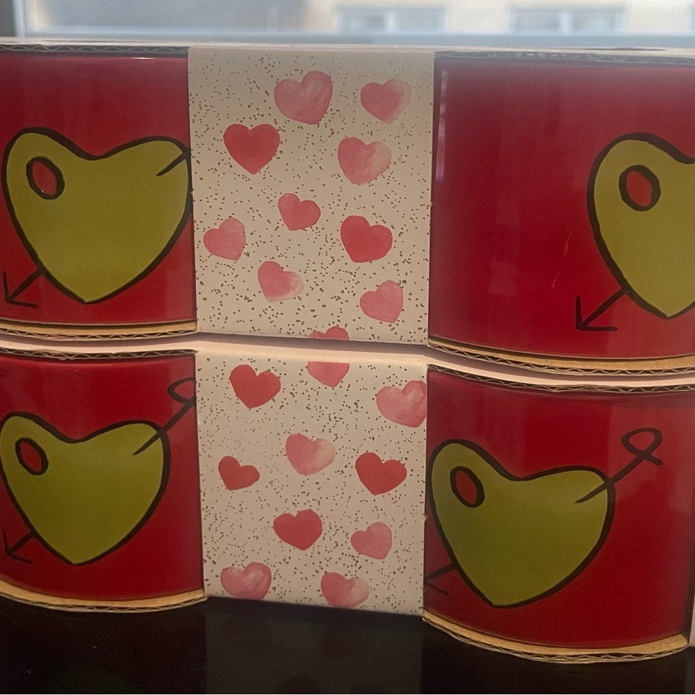 Bakeshop Heart Design Ramekins – Set of 4